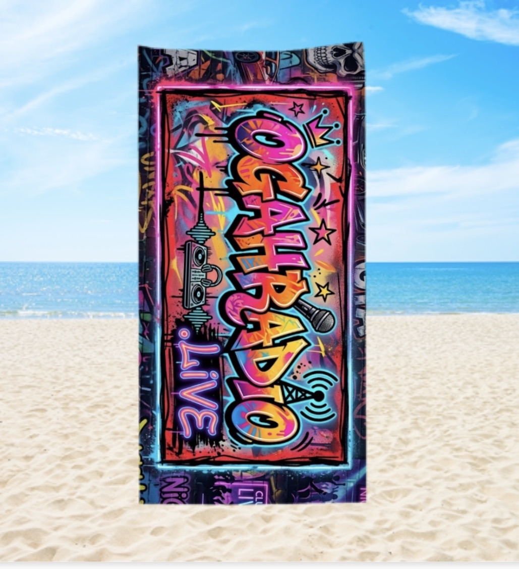 OGAHRADIO.live - Beach Towel - Image 2