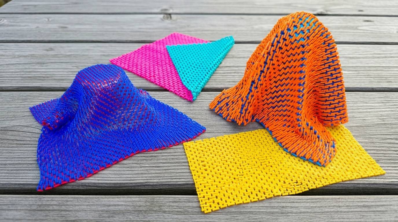 🌀 3D Printed Fidget Fabric – Sensory Texture Squares - Image 3