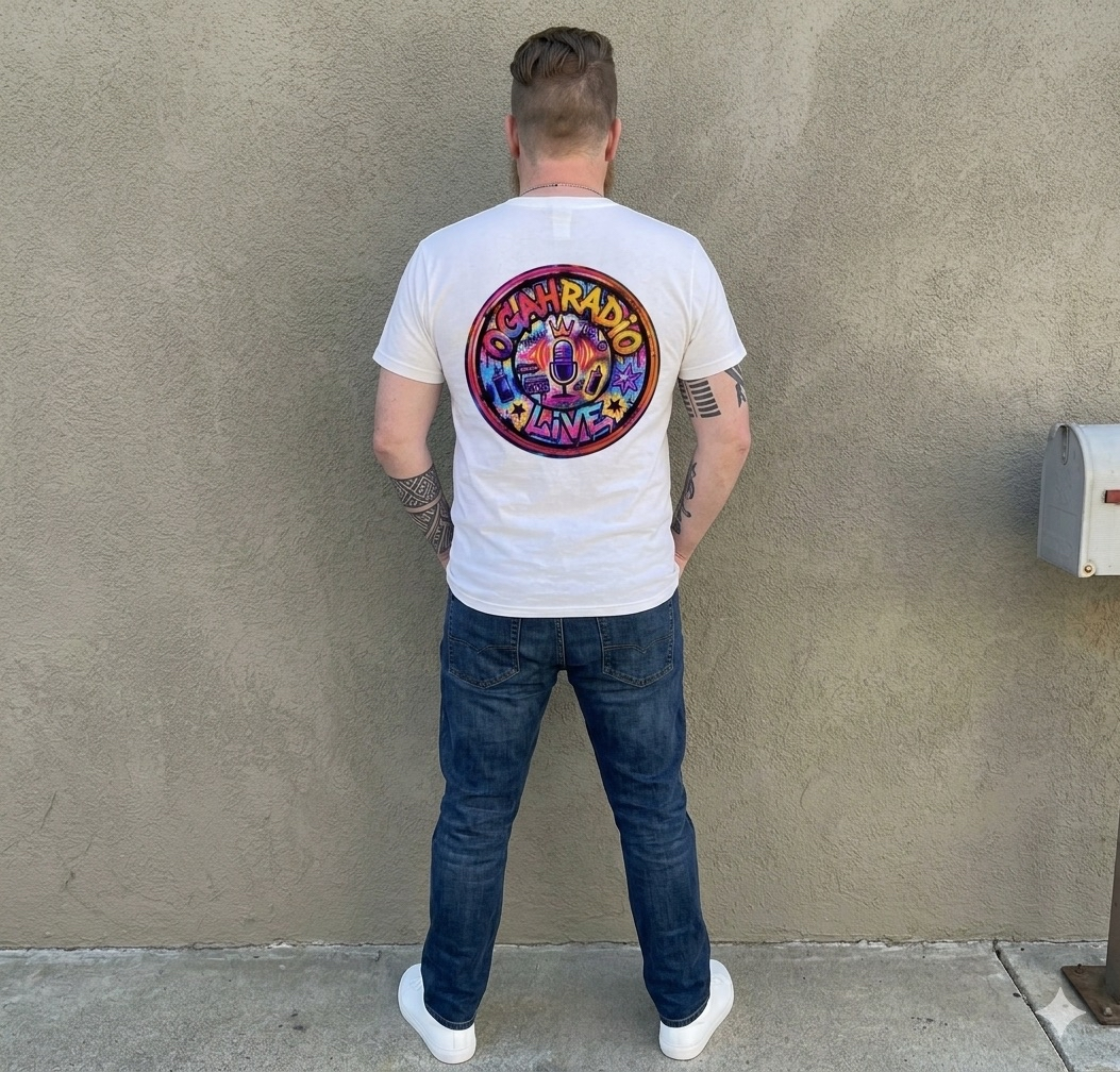 Official OGAHradio.live Custom Graphic Tee - Image 3
