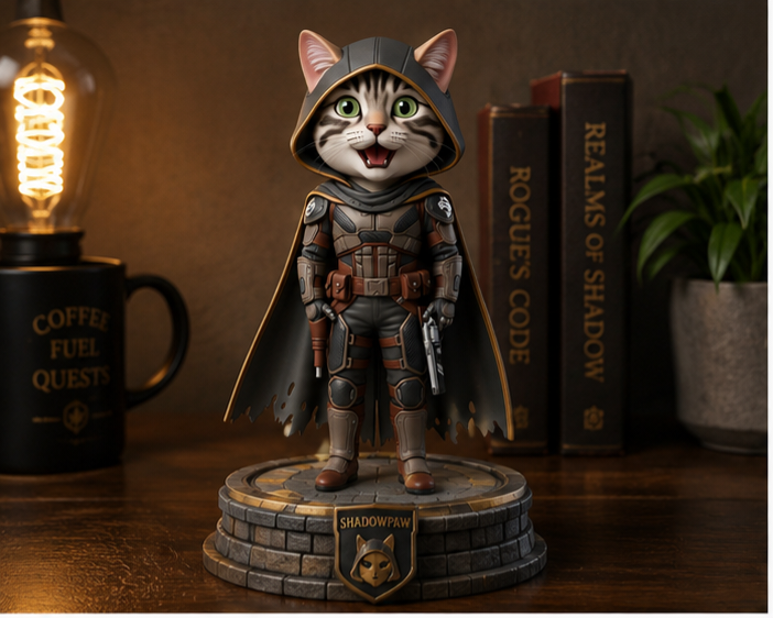 🐾🗡️ Shadow hunter Caddy – The Stealthy Legend 🗡️🐾 - Image 3