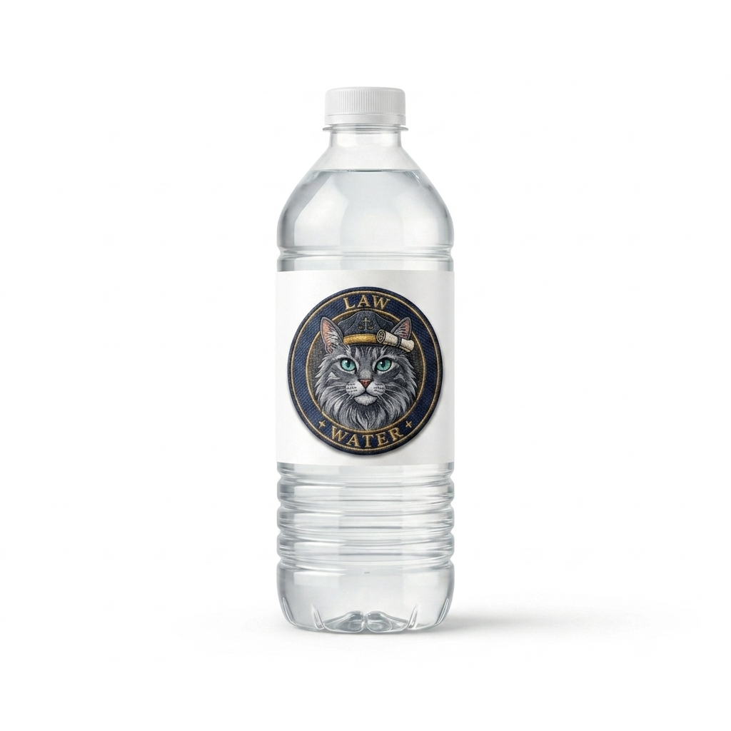 Official Law Water - Chicken Flavored (Novelty) By Caddy Cafe 16.9 fl oz.