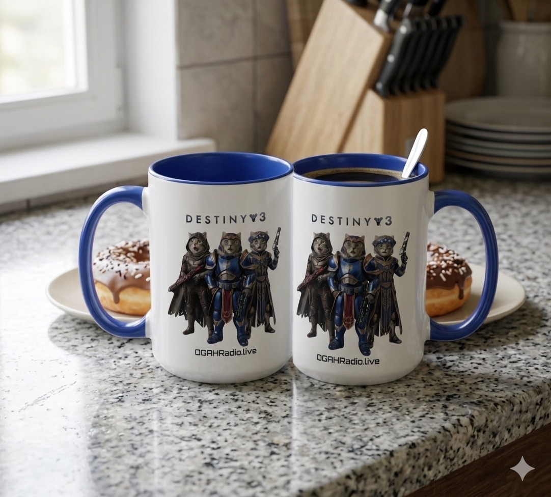 OGAHRADIO - DESTINY 3 Caddy Shocked Guardian Mug 11 oz. - Image 3