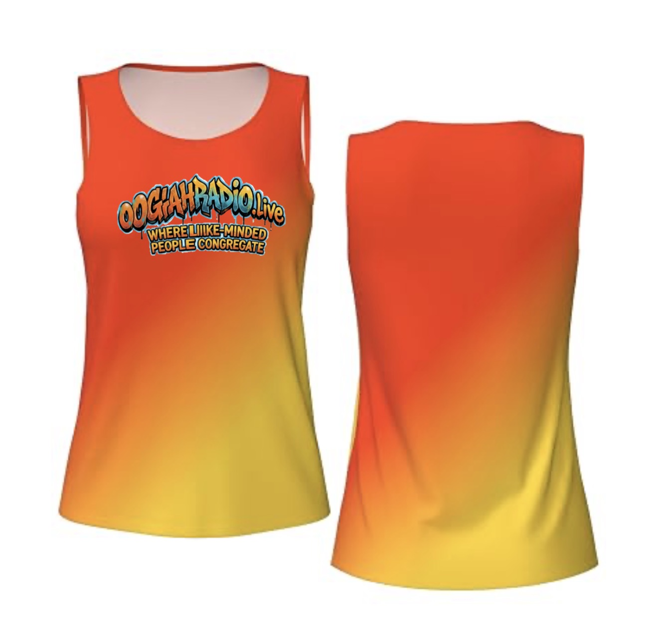 OGAHRADIO.live - Summer Sunset Tank Top - Woman - Image 2