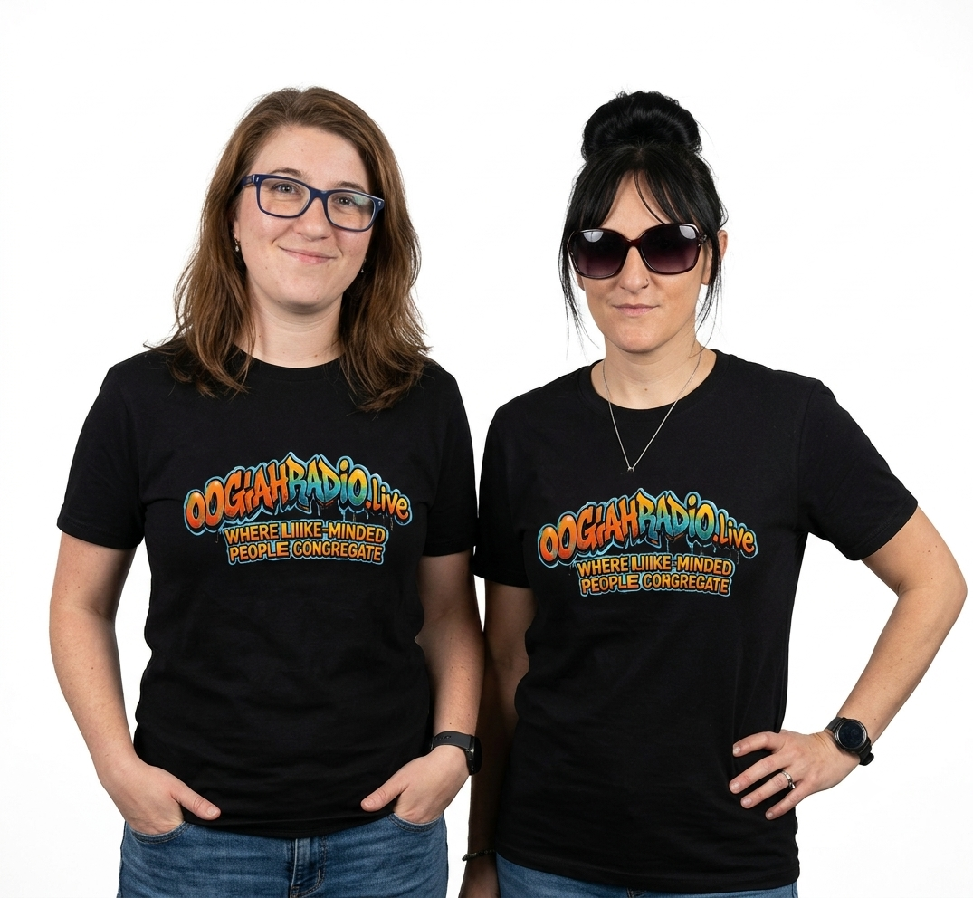 OGAHRADIO.live: Where like-minded people congregate - Black Tee - Image 3