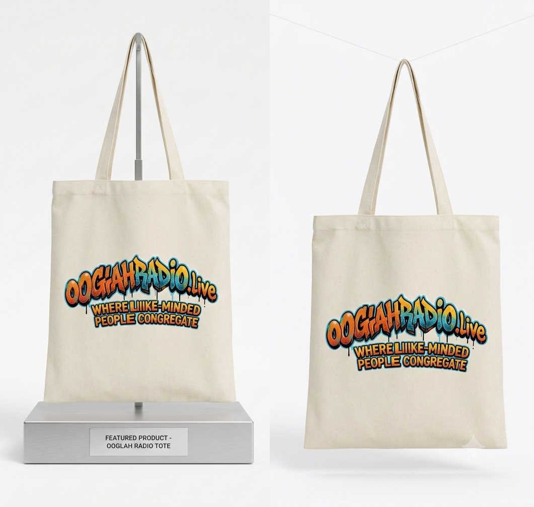 OGAHRADIO.live Official Grocery/Beach Canvas Bag - Image 2