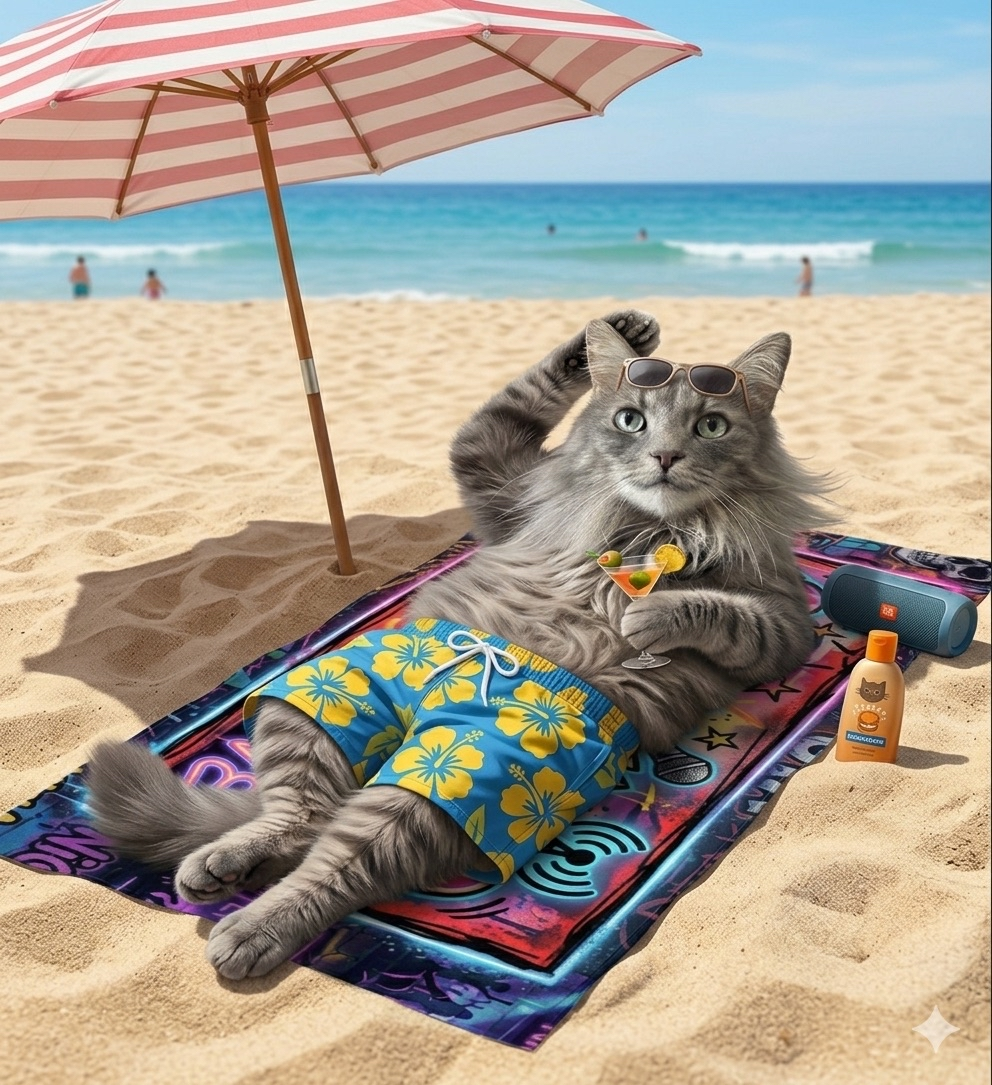 OGAHRADIO.live - Beach Towel - Image 3