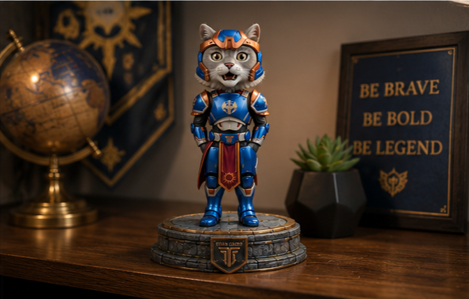 🐾⚔️ Titan Caddy – The Tiny Guardian with Big Hero Energy ⚔️🐾 - Image 2
