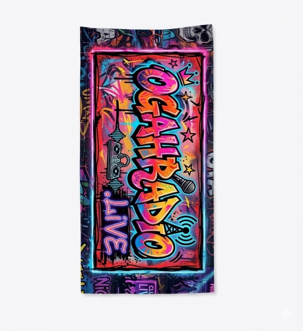 OGAHRADIO.live - Beach Towel