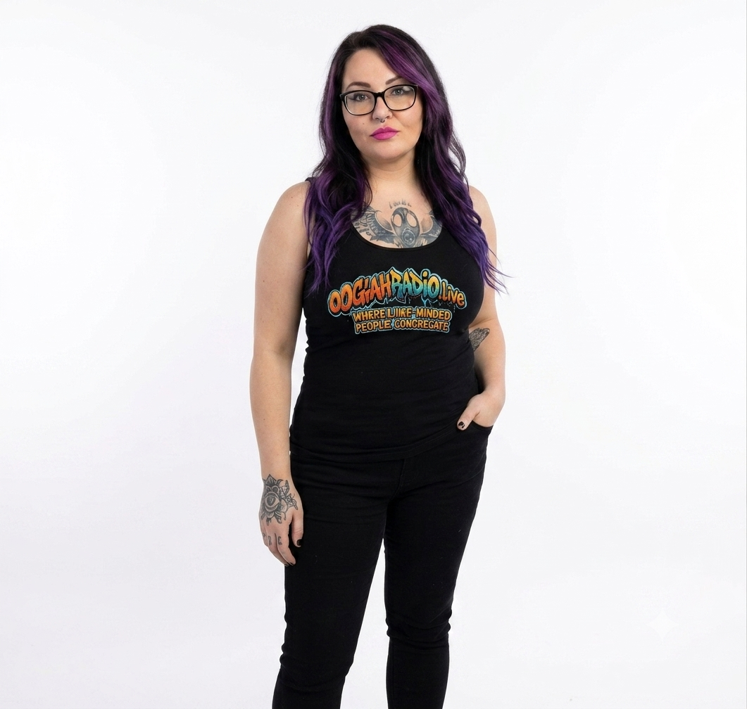 OGAHRADIO.live Black Tank Top - Woman - Image 4