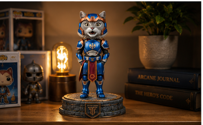 🐾⚔️ Titan Caddy – The Tiny Guardian with Big Hero Energy ⚔️🐾 - Image 4