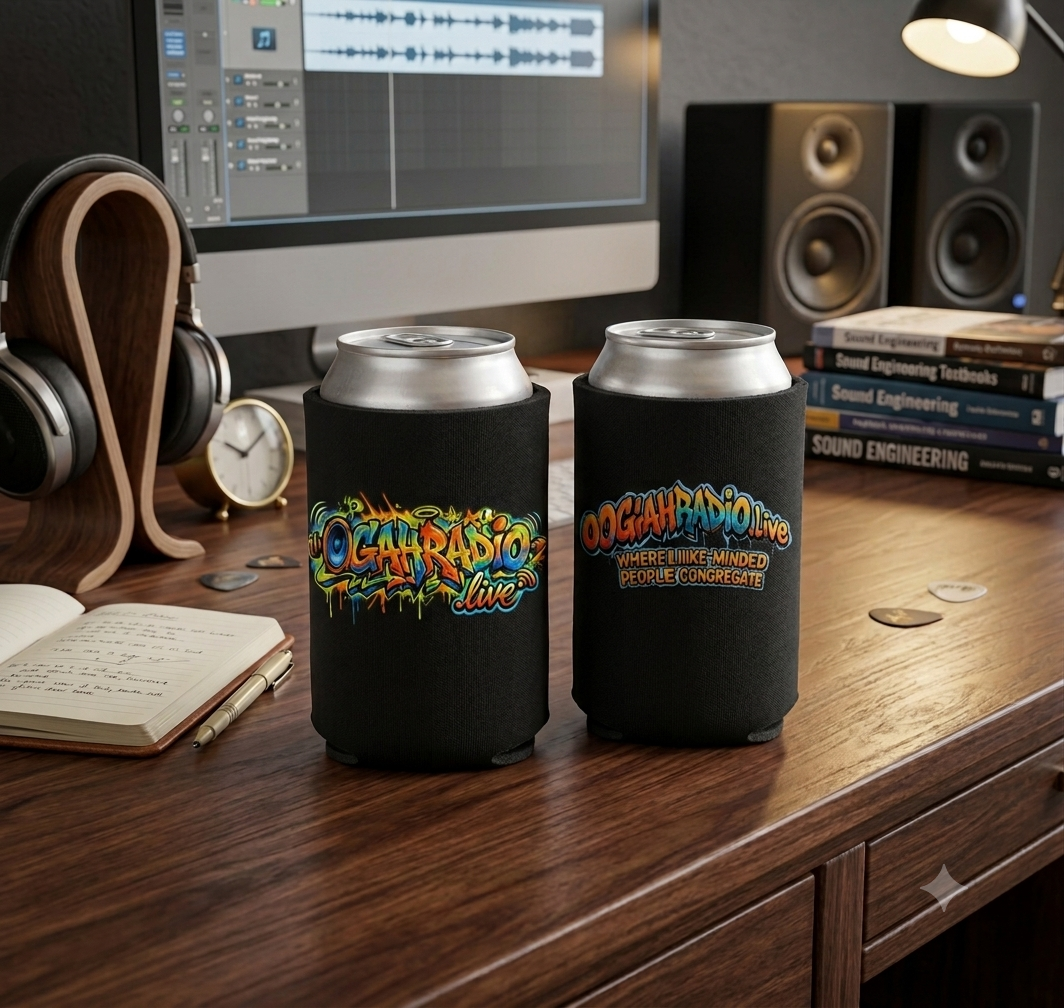OGAHRADIO.live Summer Beer Koozie 12oz - Image 3