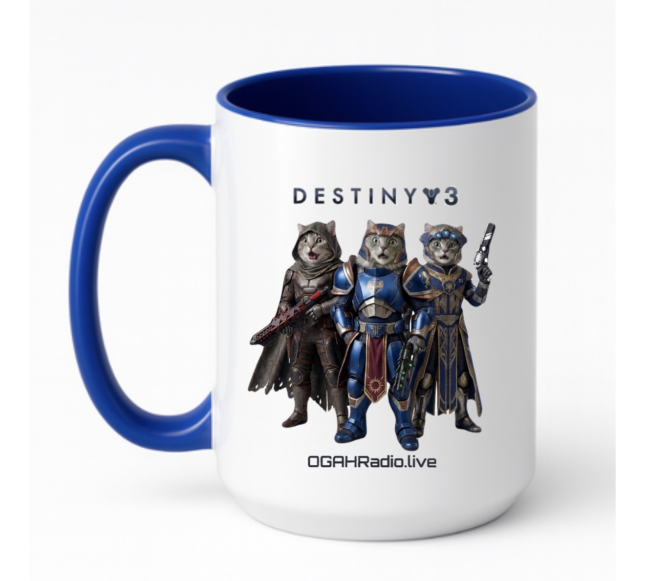 OGAHRADIO - DESTINY 3 Caddy Shocked Guardian Mug 11 oz.