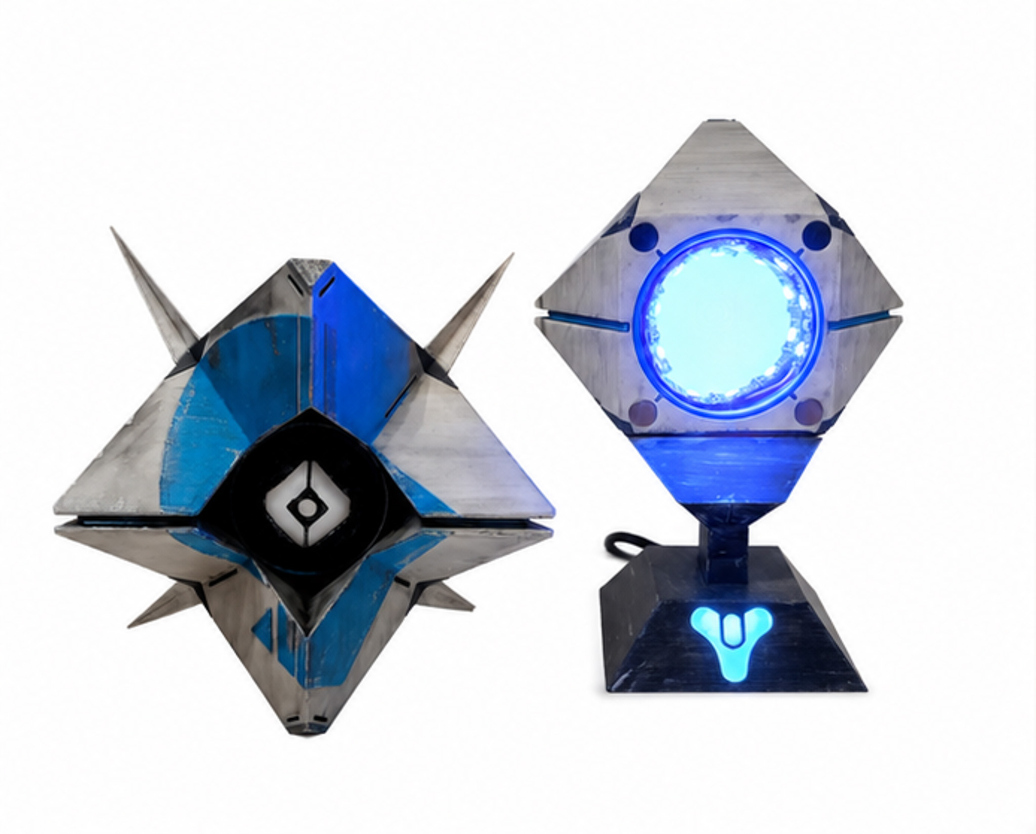Destiny Ghost Replica with Illuminated Display Stand