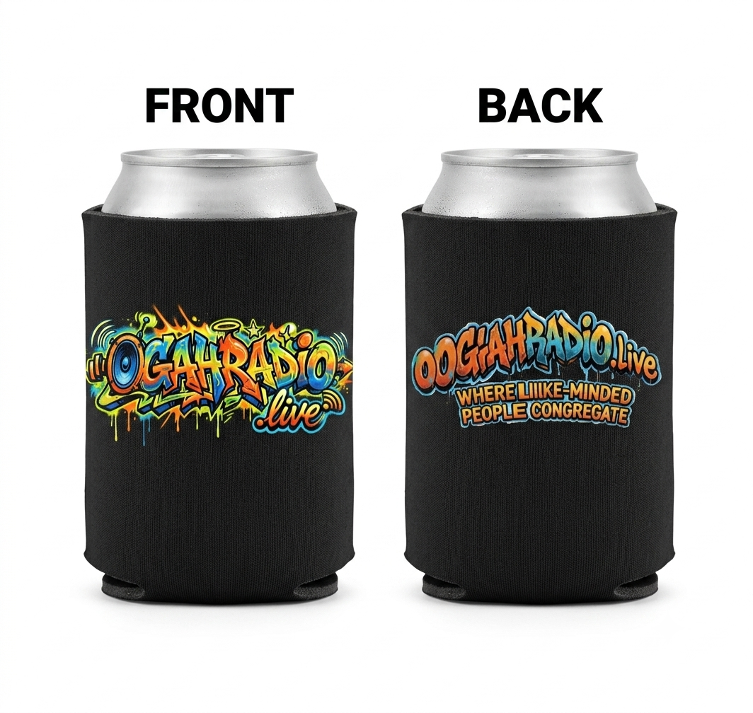 OGAHRADIO.live Summer Beer Koozie 12oz - Image 2