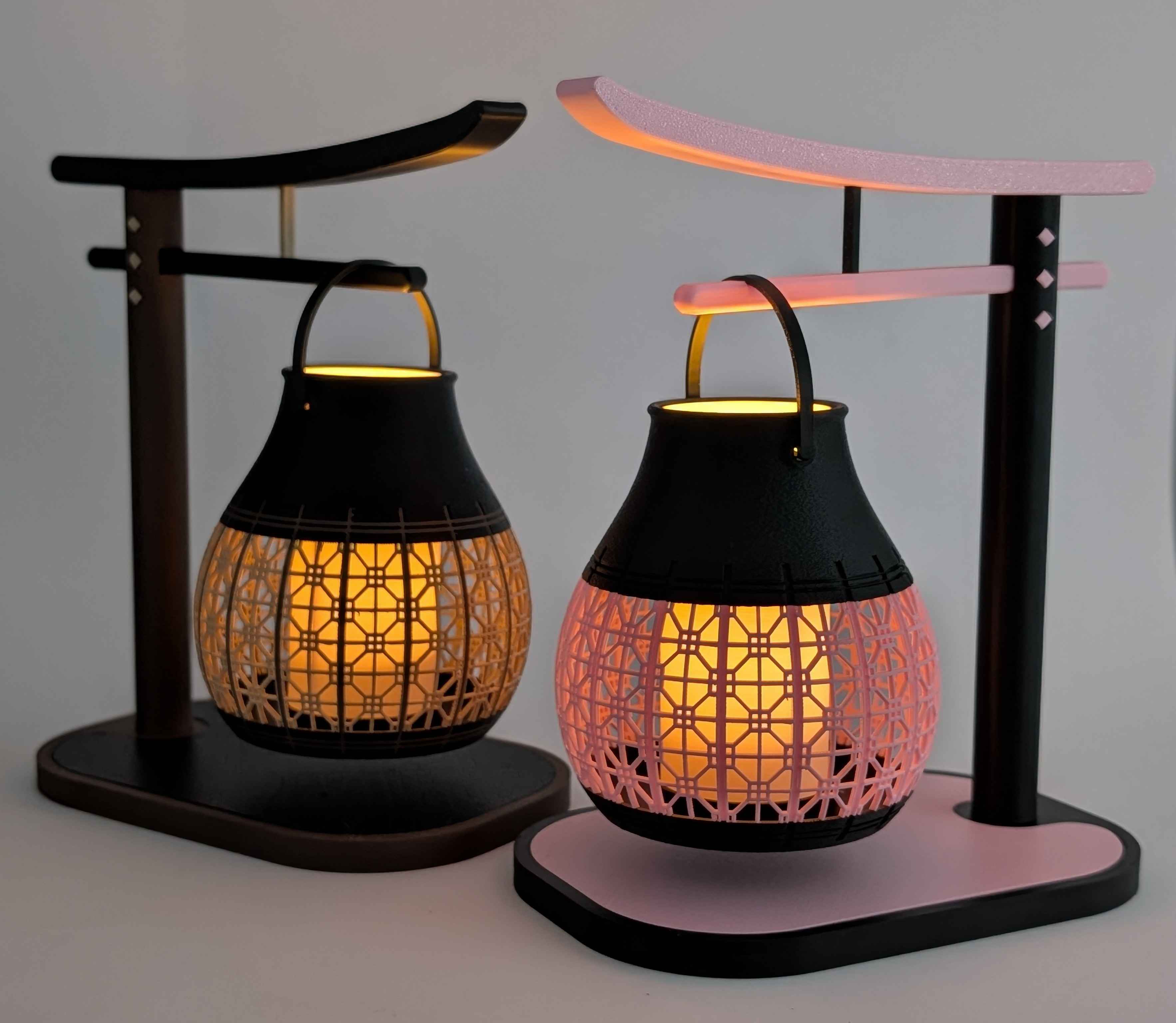 🌸 Japanese Torii Lantern Candle Holder – 3D Printed Outdoor Decor - Image 3